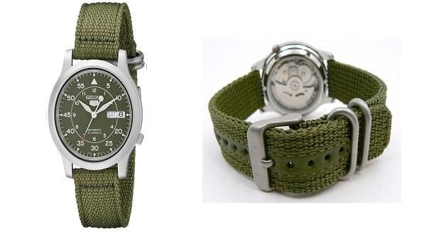Đồng hồ quân đội Seiko 5 SNZG09J trải nghiệm sự bền bỉ cực chất tới 20 năm