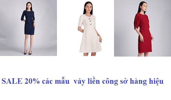 SALE 50% Các mẫu váy liền công sở hàng hiệu cao cấp vô cùng đẹp