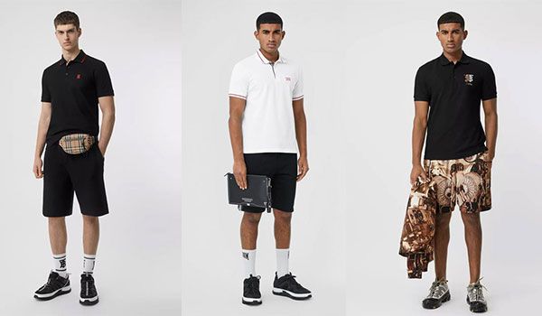 Giá bán các mẫu áo thun polo Burberry nam chính hãng trendy 2025