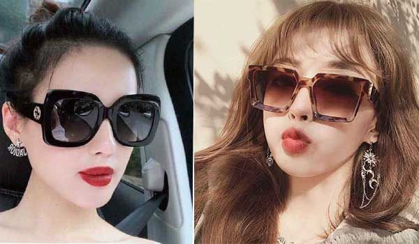 Kính mát gọng vuông hợp với khuôn mặt nào? 55+ mẫu kính thời trang gọng vuông trendy