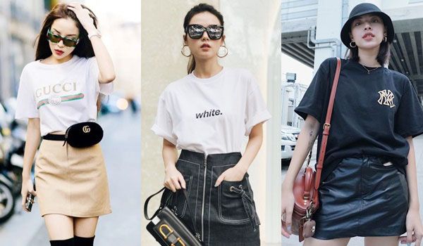 5 ý tưởng kết hợp áo phông với chân váy vừa đẹp vừa trẻ trung cho nàng