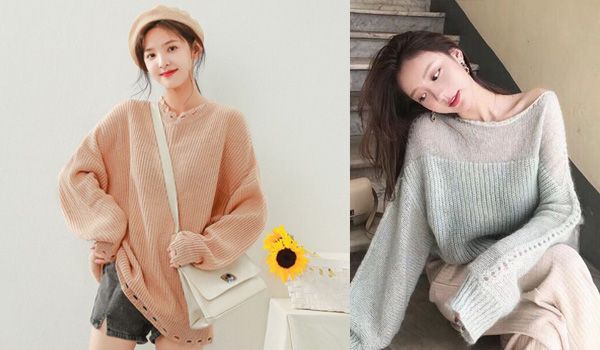 10 cách kết hợp áo len nữ form rộng siêu sang chảnh cho mùa thu đông