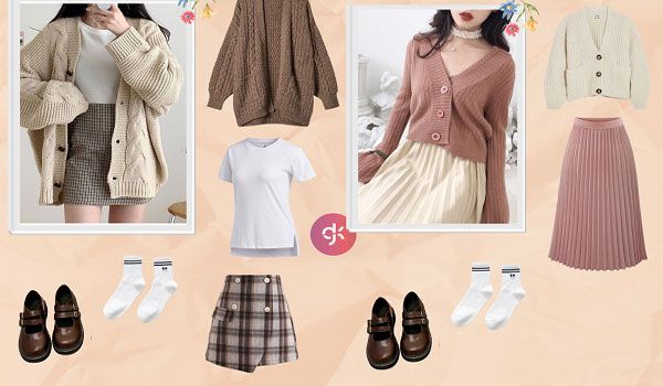 15 cách mix áo cardigan ngắn cho cô nàng sành điệu