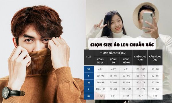 Cách chọn size áo len theo số đo đơn giản và chuẩn xác