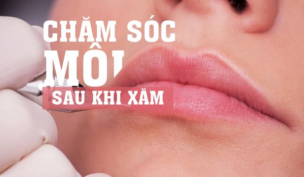 Cách chăm sóc môi sau phun xăm để lên màu đẹp, nhanh lành