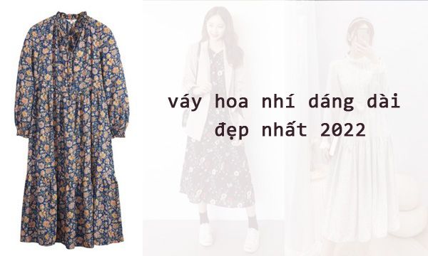 Top 10 mẫu váy hoa nhí dáng dài thướt tha đẹp xuất sắc năm 2025
