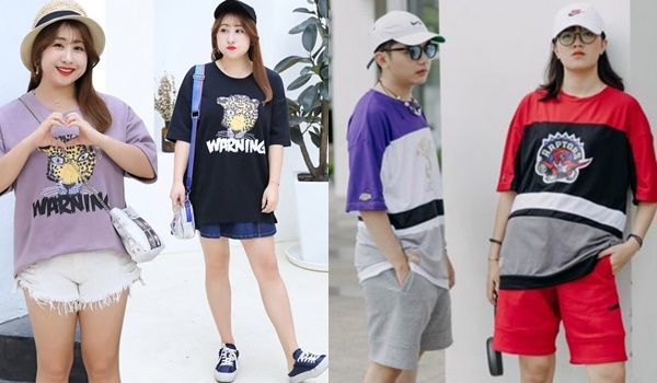 10+ Mẫu áo thun cho nữ mập/ béo bụng mặc rất gọn gàng