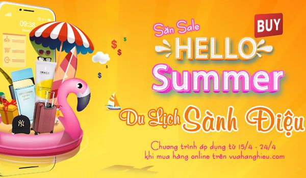 Săn Sale Hàng Hiệu - Du Lịch Sành Điệu: Giảm giá tới hơn 60%, tặng triệu voucher hấp dẫn