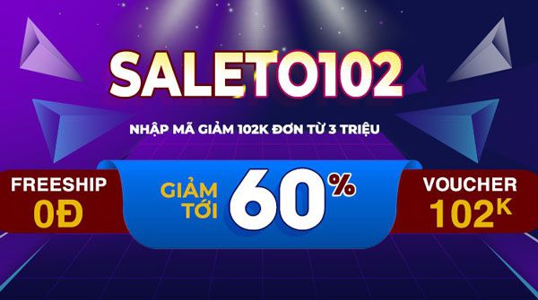 "Đồ Hiệu Sale To - Không Lo Về Giá": Tặng voucher tới 204K, freeship 0đ