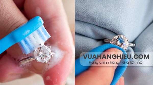 5 cách làm sạch nhẫn kim cương sáng bóng tại nhà