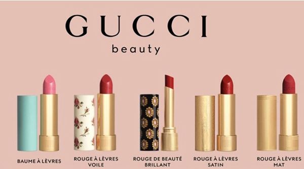 Bảng màu son Gucci đầy đủ các dòng trendy năm nay