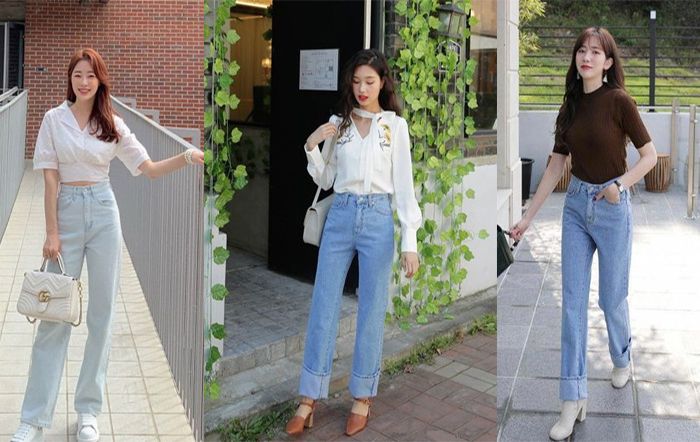Quần jean ống rộng mặc với áo gì? 7 cách phối đồ với quần jean ống rộng