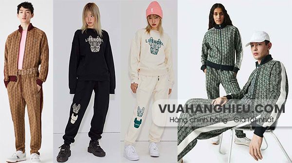 Top 9 bộ quần áo nỉ hàng hiệu nam nữ rất phổ biến hiện nay
