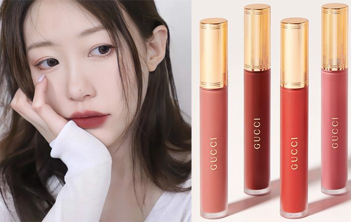 Top 9 màu son kem Gucci vô cùng đẹp chất son lì mịn cao cấp
