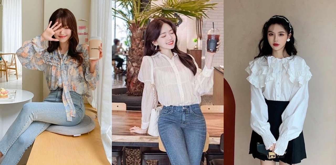 Gợi ý 10 mẫu áo kiểu nữ đẹp tuổi 40 sang trọng xu hướng trendy