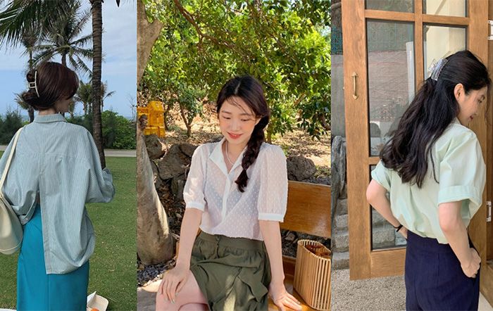 7 Kiểu tóc nữ đẹp và sang để diện với áo sơ mi
