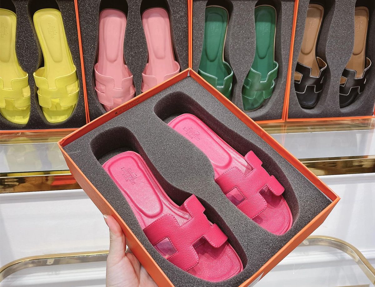 Top 10 mẫu dép Hermès nữ chính hãng, bán chạy