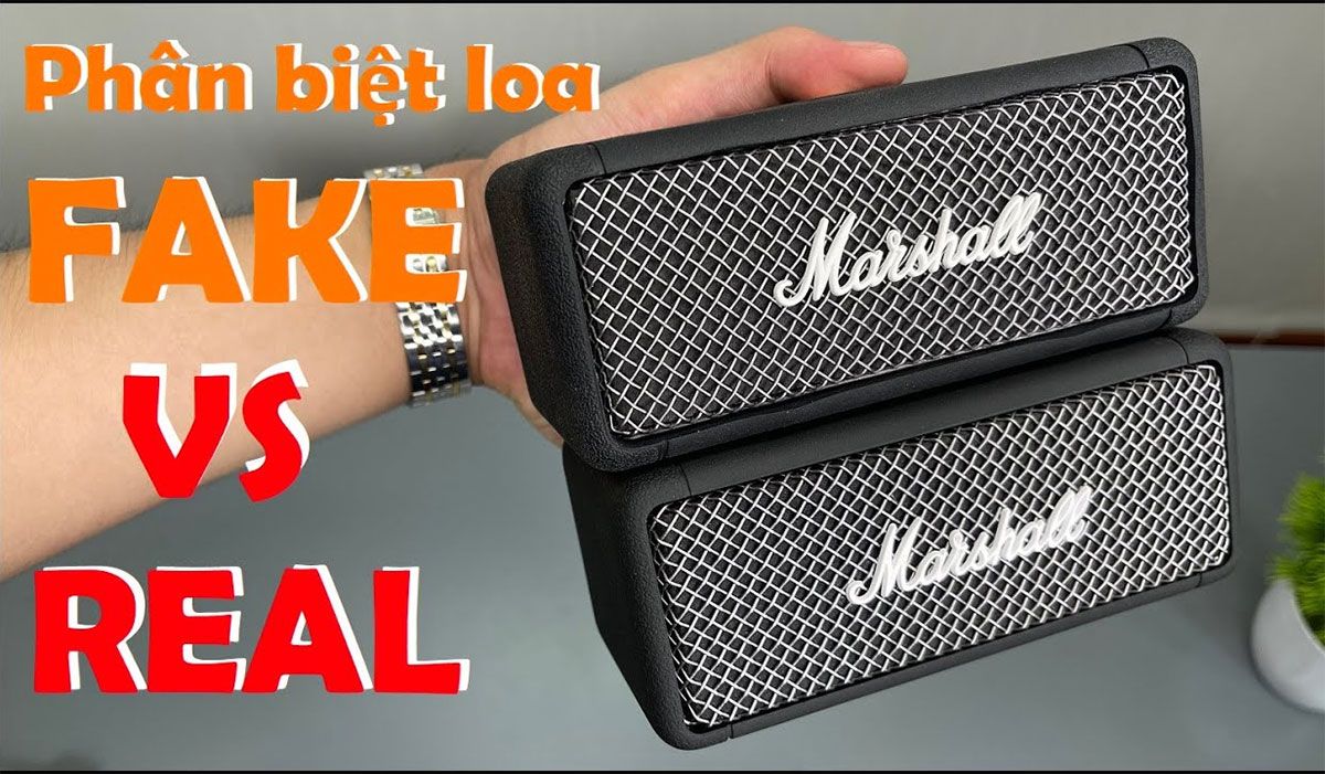 7 cách phân biệt loa Marshall thật giả đơn giản, chính xác
