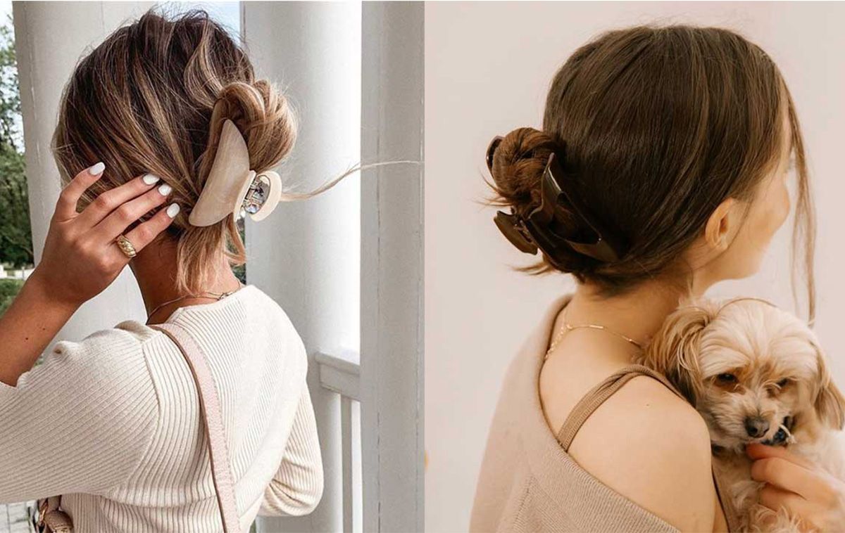 15+ cách búi tóc bằng kẹp càng cua chuẩn nàng thơ