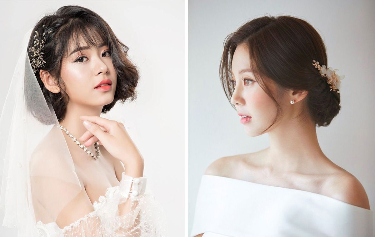 Top 24 kiểu tóc cho cô dâu tóc ngắn tạo ấn tượng trong ngày cưới
