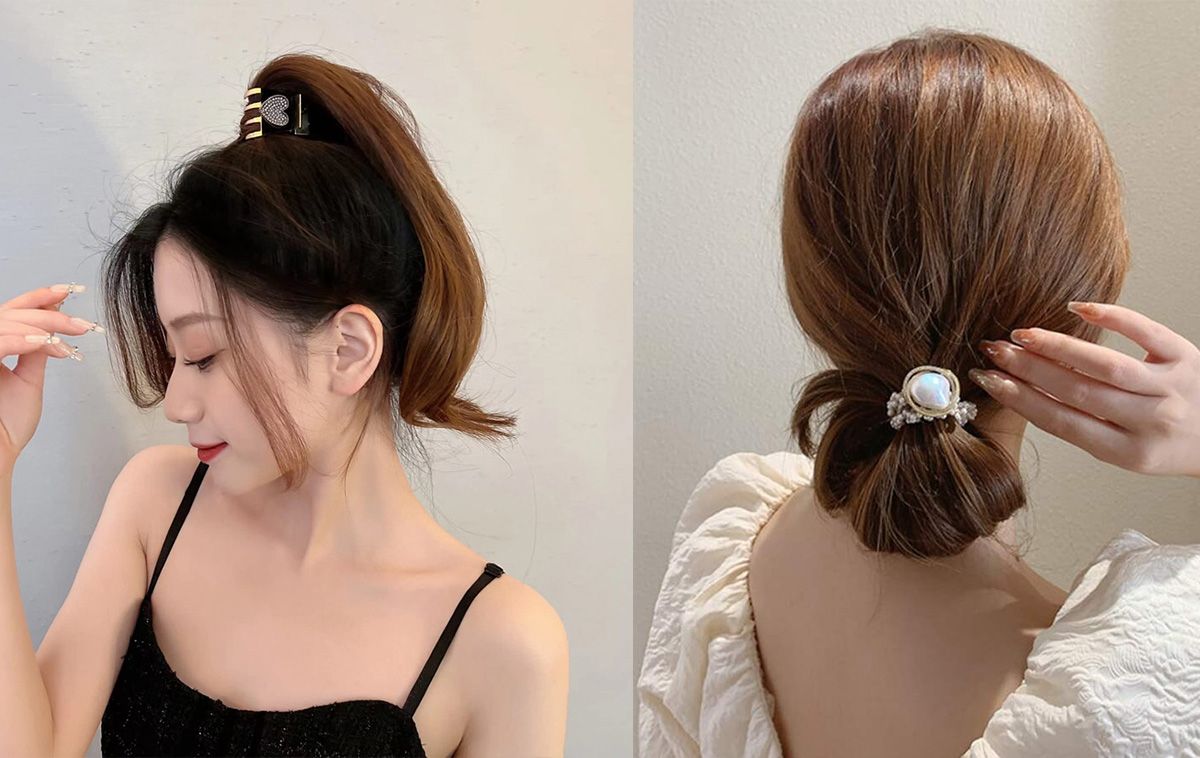 Mách nàng 9 kiểu buộc tóc cho mặt tròn đẹp như gái Hàn