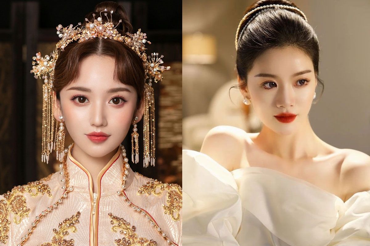 Những kiểu makeup cô dâu Trung Hoa đẹp, rất ấn tượng