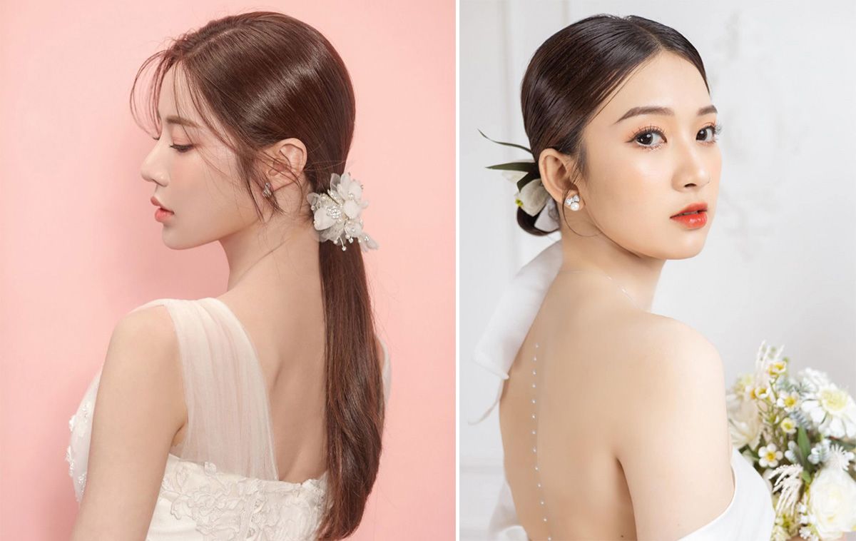 Top 18 kiểu tóc cho cô dâu tóc mỏng thưa trông dày đẹp hơn
