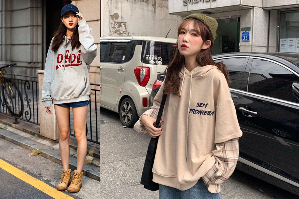 13 cách phối đồ với áo hoodie nữ đẹp, sành điệu cho nàng