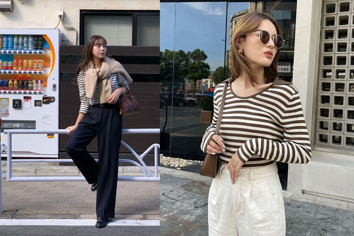 Áo kẻ ngang - Xu hướng thời trang mùa lạnh 2025 hot trend
