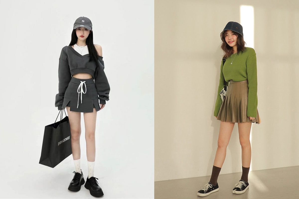 Cách phối đồ với áo croptop tay dài đẹp, trẻ trung cho nàng