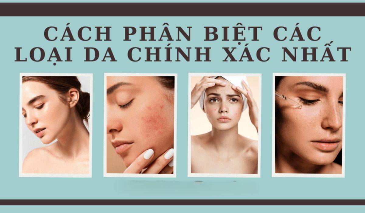 Hướng dẫn cách phân biệt các loại da cơ bản