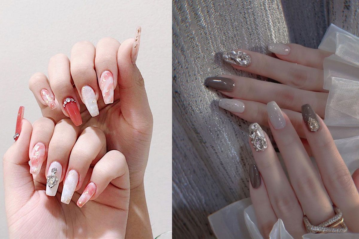 Top 101+ mẫu nail đính đá đẹp, sang chảnh cho nàng tham khảo