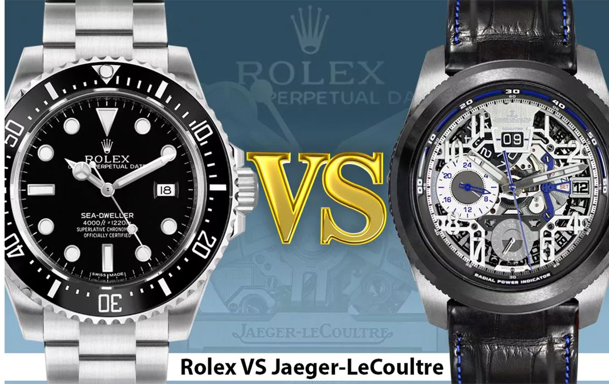 So sánh đồng hồ Jaeger – LeCoultre với Rolex rất chi tiết