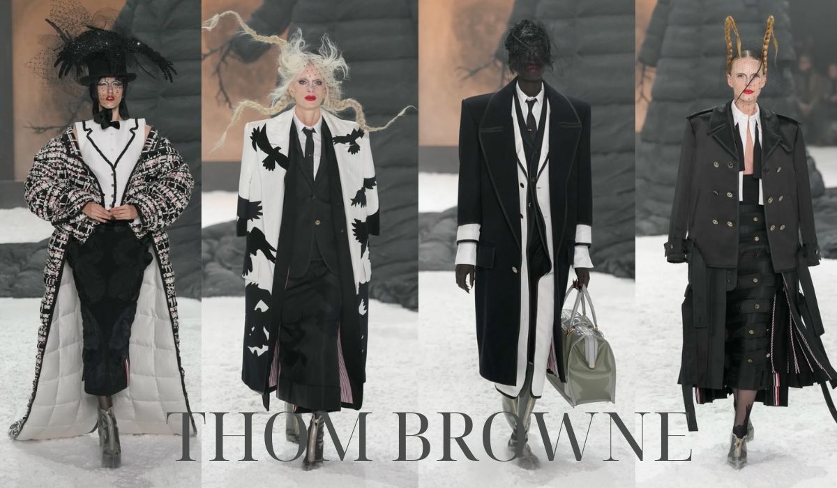 BST thời trang Thom Browne thu đông 2025 mang đậm phong cách cõi hoang địa