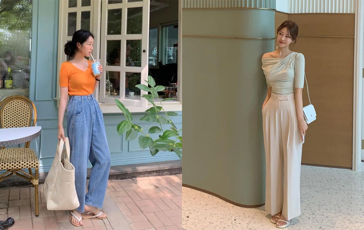 5 cách mặc quần ống rộng cho cô nàng "nấm lùn" giúp tôn dáng hiệu quả
