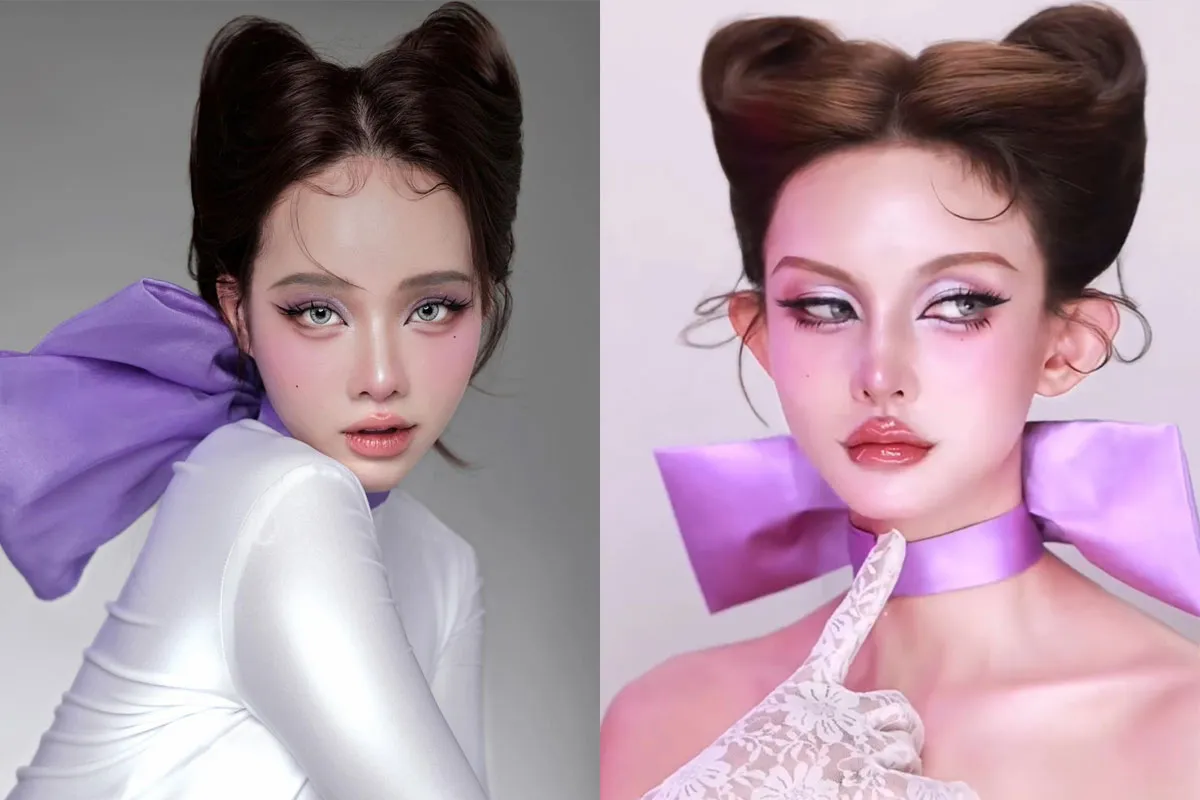 Giải mã sức hút của trào lưu trang điểm "bạn gái mèo Tom"