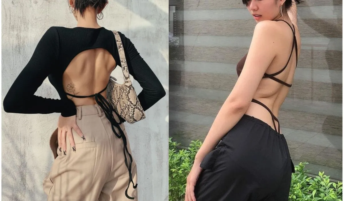 Xu hướng thời trang áo hở lưng cho ngày hè nóng bỏng