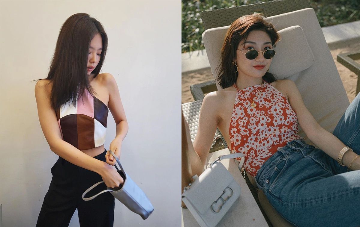 12 cách phối đồ với áo cổ yếm sành điệu và độc đáo cho chị em