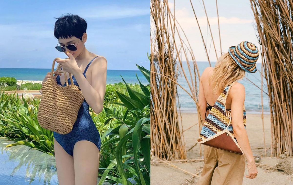 7 kiểu túi đi biển thời trang và tiện lợi giúp nàng biến hóa phong cách