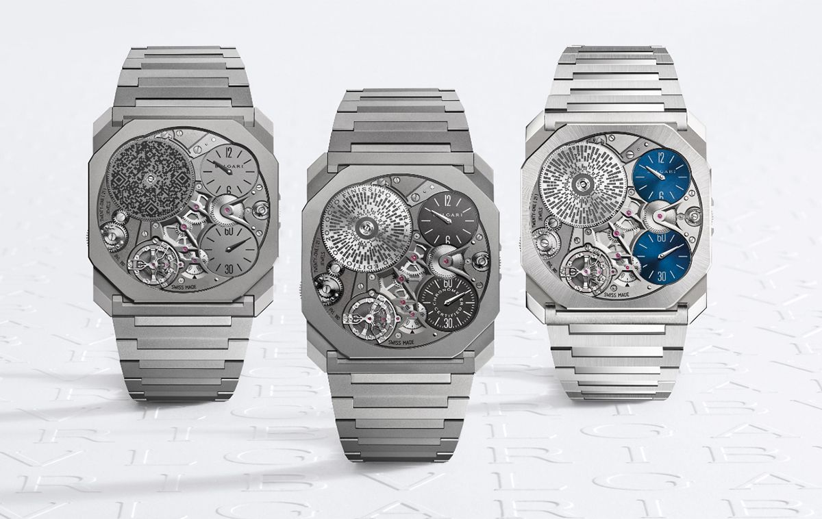 Bulgari ra mắt đồng hồ Octo Finissimo Ultra COSC mỏng hơn đồng xu