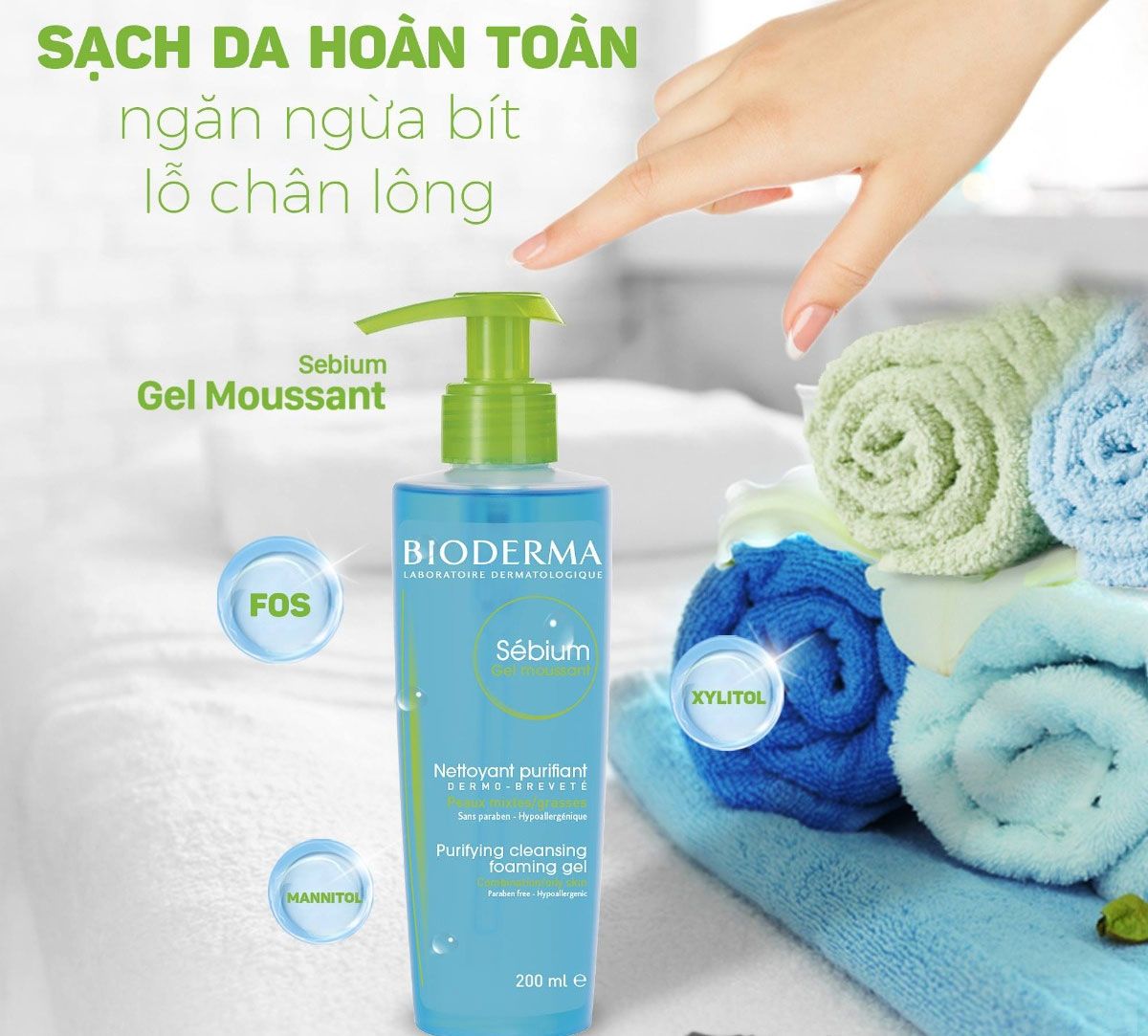 Review sữa rửa mặt Bioderma cho da dầu hiệu quả, sạch sâu