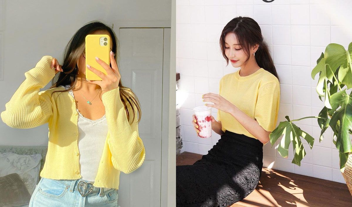 Công thức phối đồ với màu vàng bơ HOT TREND hiện nay