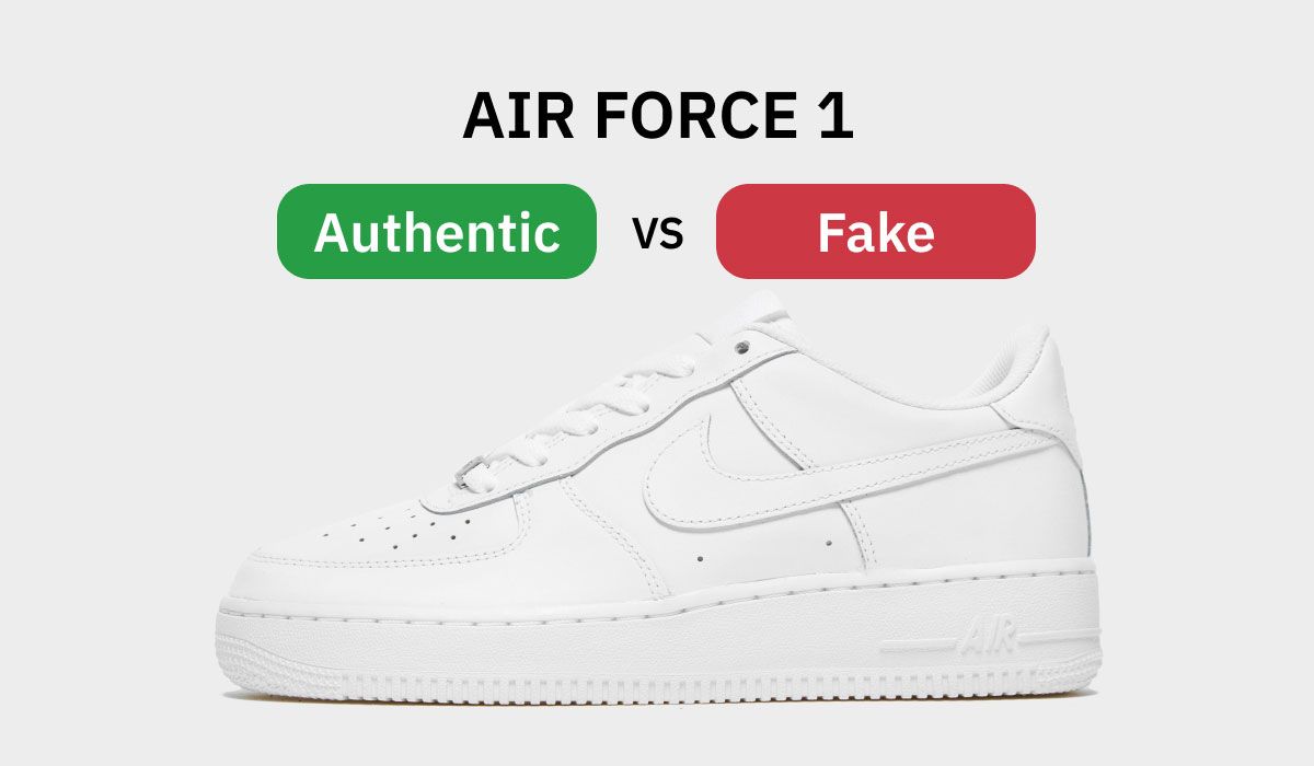 9 Cách phân biệt giày Nike Air Force 1 thật giả chính xác