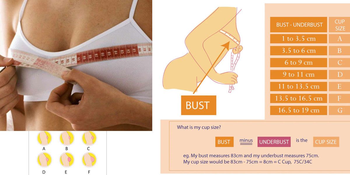 Bust là gì? Hướng dẫn cách đo áo ngực chuẩn xác, vừa người