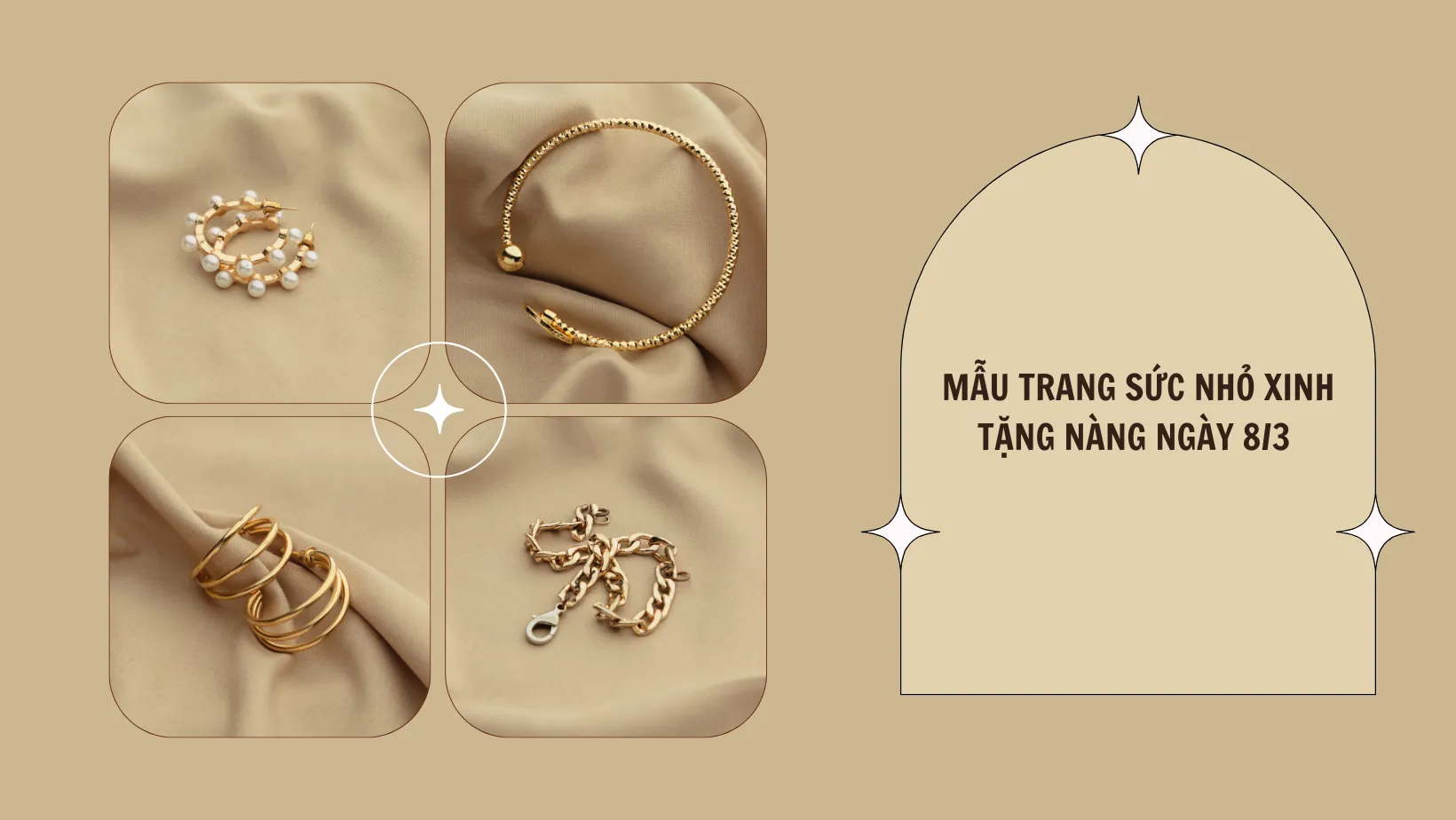 Top 5 mẫu trang sức nhỏ xinh tặng bạn gái ngày 8/3