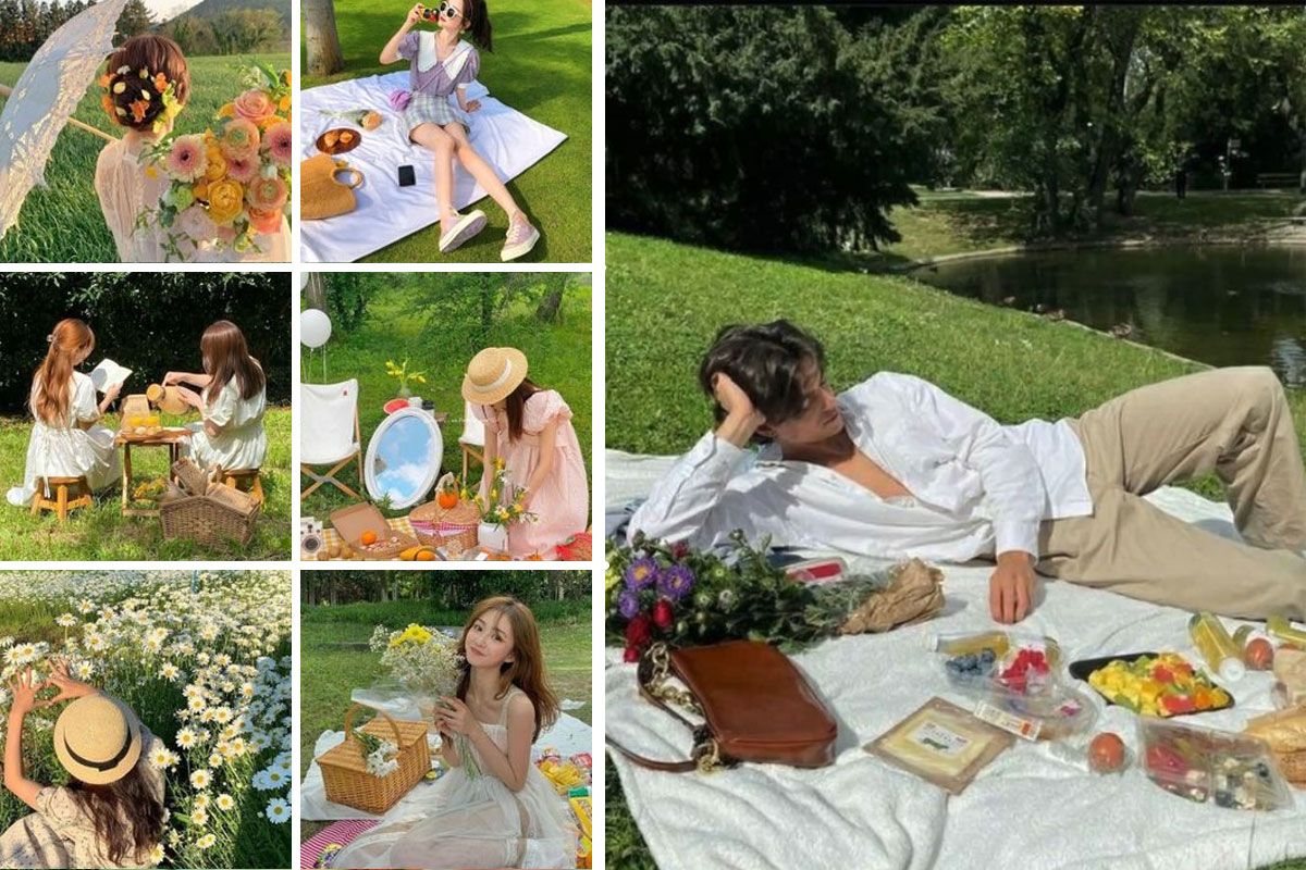 Đi picnic mặc gì? Cách phối đồ sống ảo "Đỉnh Chóp" cho nam và nữ