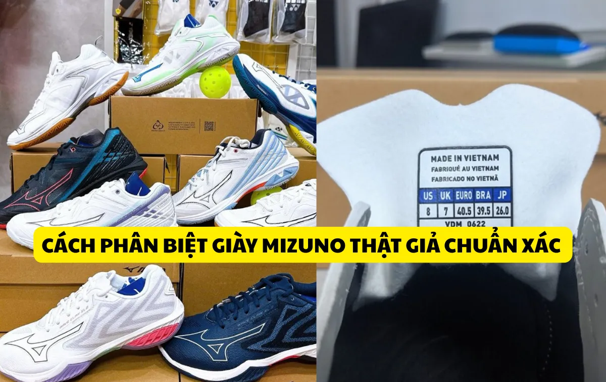 6 Cách Nhận Biết Giày Mizuno Chính Hãng Chuẩn Xác