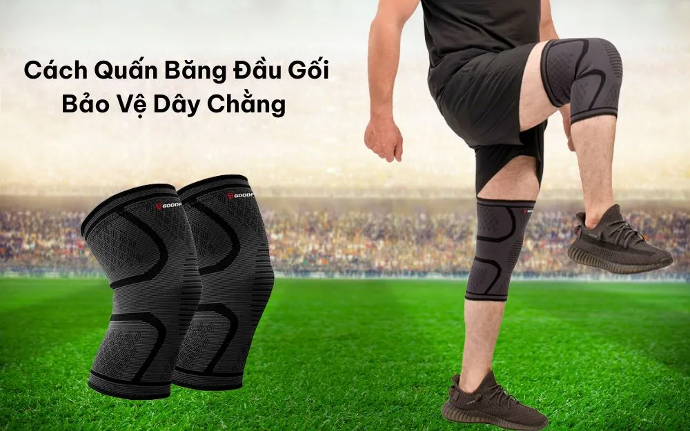 Cách Quấn Băng Đầu Gối Bảo Vệ Dây Chằng Khi Đá Bóng, Thể Thao