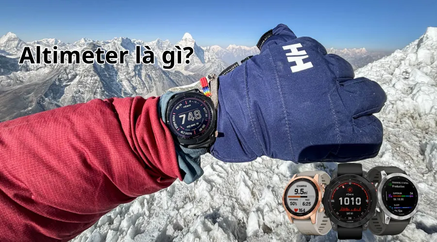 Altimeter là gì? Khám phá tính năng đo độ cao trên đồng hồ đeo tay