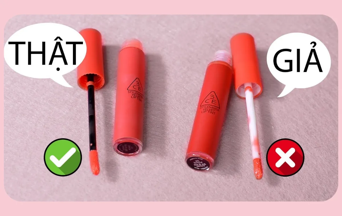 6 Cách Phân Biệt Son 3CE Thật Giả Đơn Giản Và Chính Xác